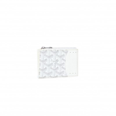 GOYARD BOURBON ZIPPED CARD HOLDER BOURBOPMLTY50CL50P (12.5*8.4*1cm)